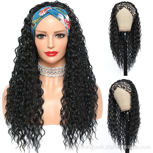 Free Head Band Hair Wigs,Kinky Straight Brazilian Headband Wig 100% Human Hair Wigs,Human Hair Headband Wigs For Black Women